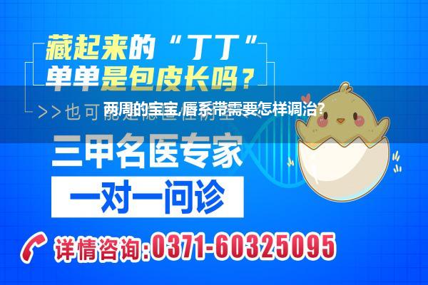 两周的宝宝,唇系带需要怎样调治?